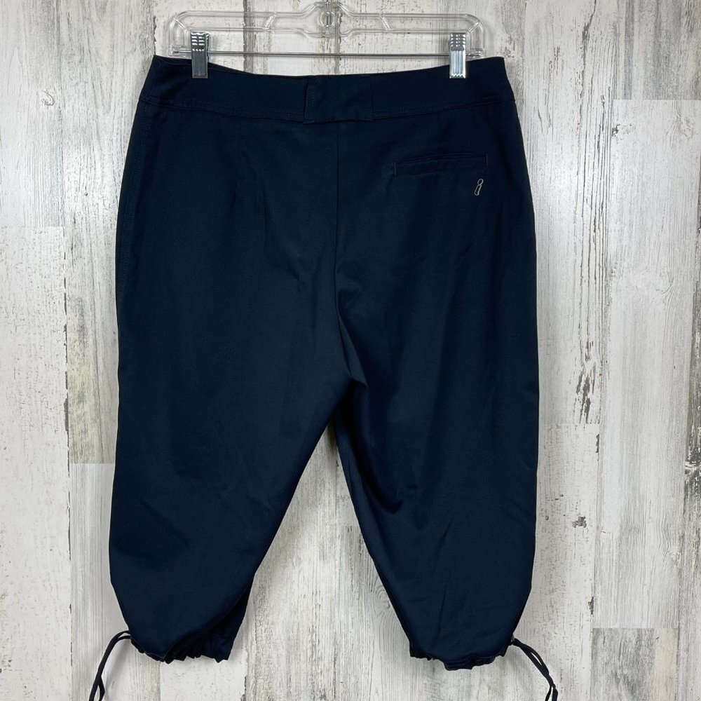 Tail golf capri pant‎ shorts activewear athletic blue 8 cinch leg loose fit - Picture 8 of 9